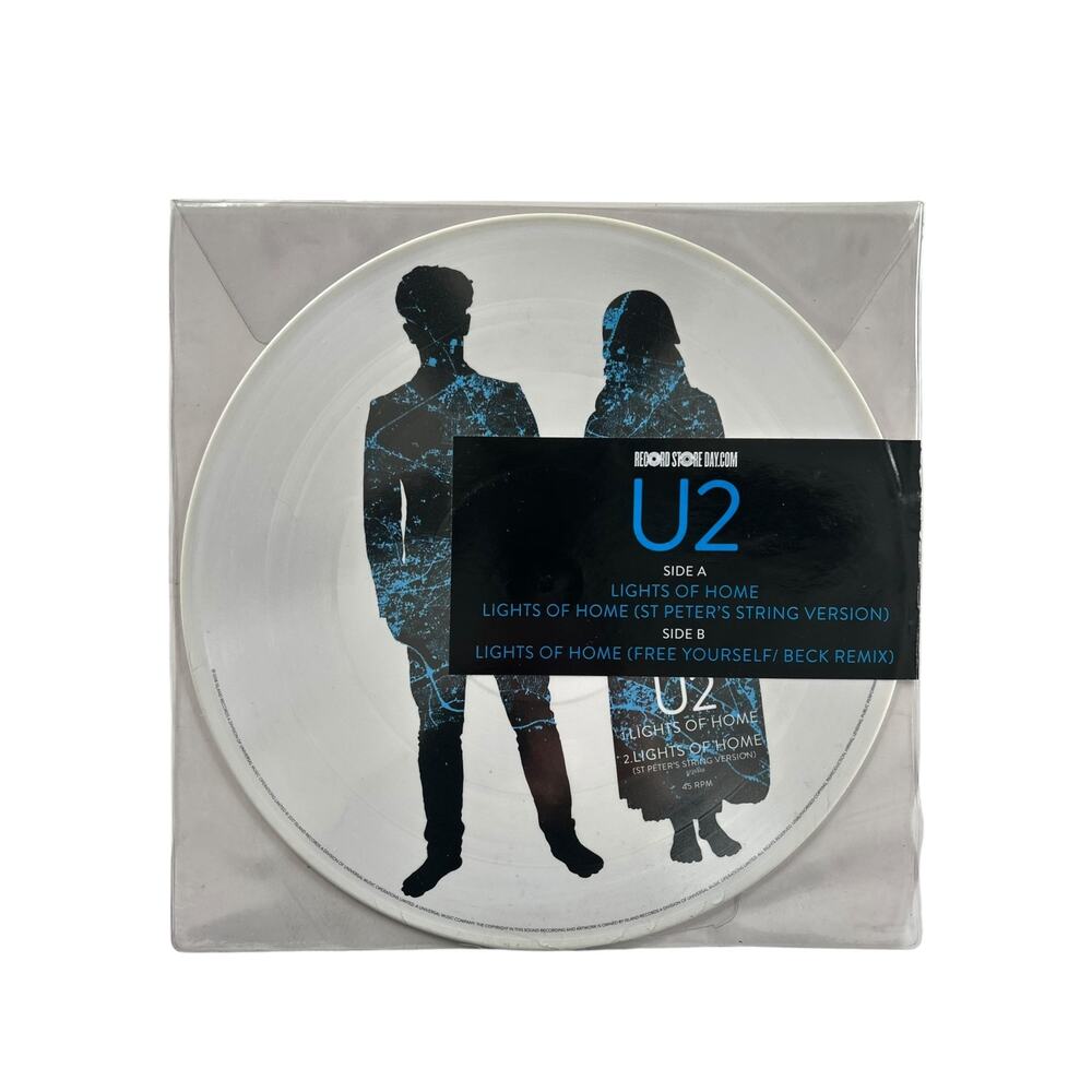 U2 Lights Of Home 2018 RSD Vinyl Picture Disc 12" Single Limited Edition